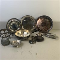 Silver Plate Dishes & Decor