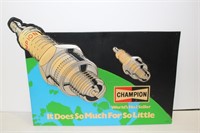 Champion spark plug sign