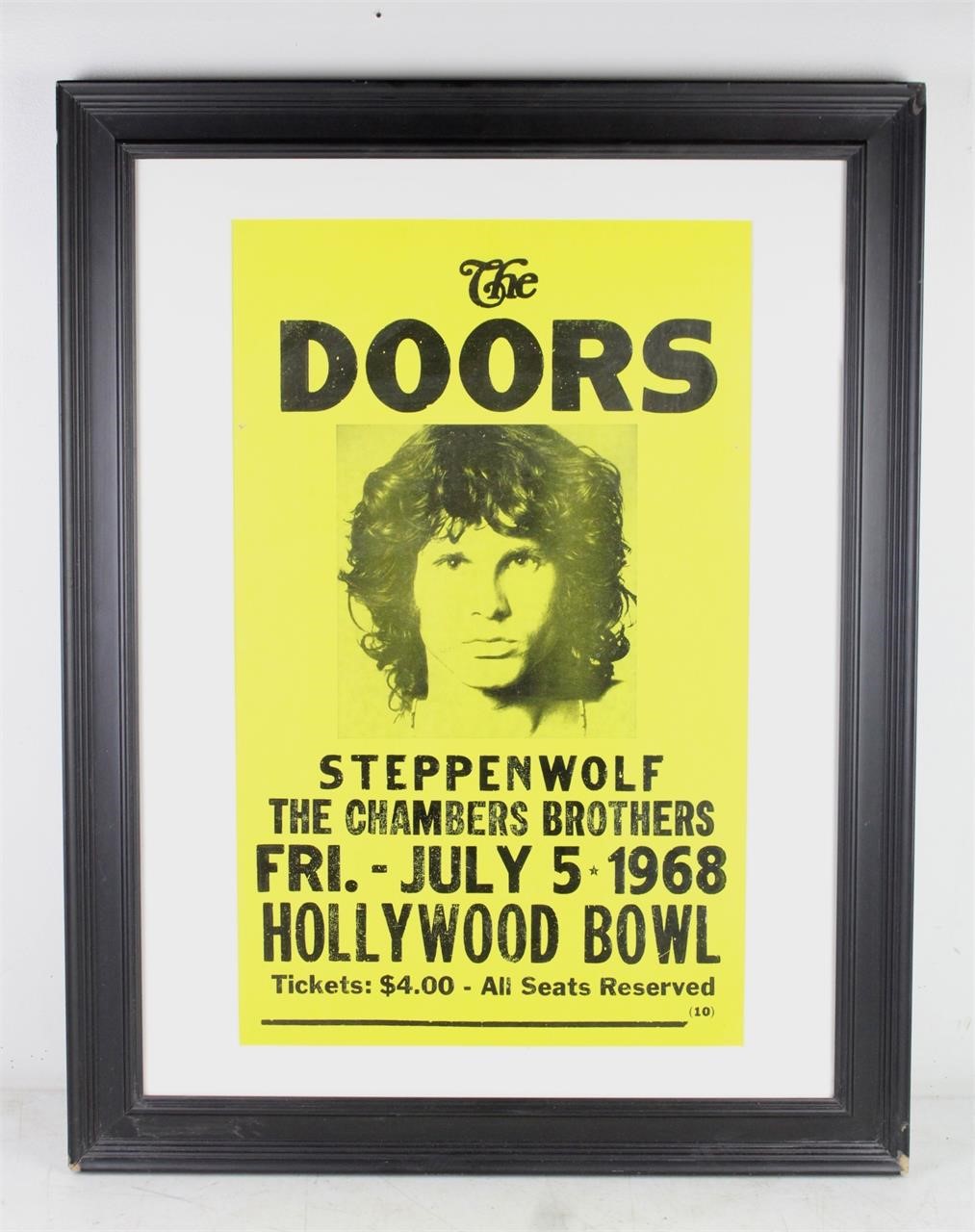 Framed The Doors Steppenworlf Repro Concert Poster