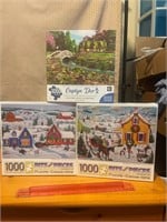 3 new 1000 piece puzzles