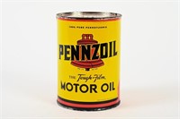 PENNZOIL MOTOR OIL U.S. QT CAN