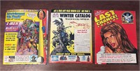 Lot of 3 VTG comic book catalogs from 1997