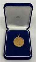 1980 MARIAN ANDERSON 1/2oz GOLD COIN CHARM