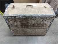 Vintage Wooden Tool Box