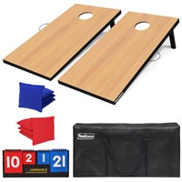 Yeeloon Cornhole Set, Regulation Size Cornhole Boa