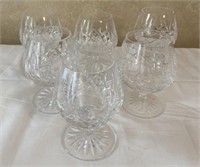 (6) Nice Signed Waterford Crystal Glasses