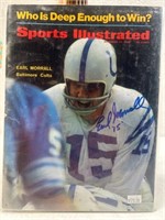 Signed Sports Illustrated 1968 Earl Morrall