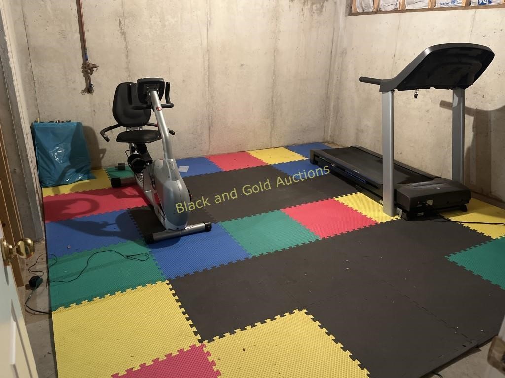 OFFSITE: Treadmill, Bike and rubber mats