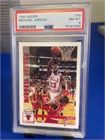 1992 Hoops Michael Jordan PSA 8