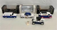 Post Office Die-cast bank lot of 4. 1:25 scale