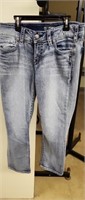 Silver Jean Capris - Size 30w x 22.5l