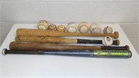 4 Baseballs~4 Softballs~4 Bats