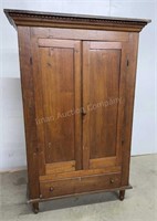 Large Walnut Pantry Style  Cabinet on Legs