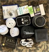 Travel Plug ins, chargers, speakers