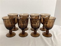 Eight Noritake Provincial Water Goblets