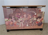 Toy Story 2 Toy Box w/Lid & Wheels 28x16x20"