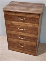 4 Drawer Laminate Chest with Contents