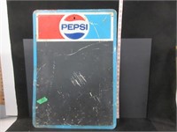 VINTAGE PEPSI COLA CHALKBOARD-METAL SIGN