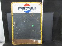 VINTAGE PEPSI CHALKBOARD METAL SIGN