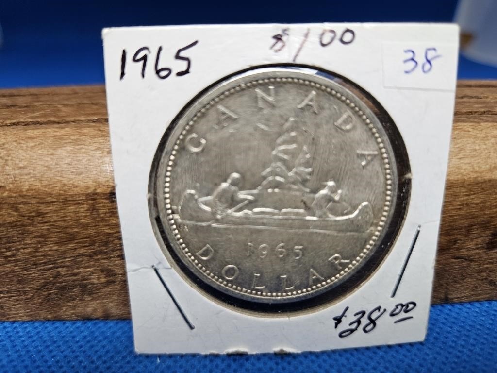 1965 CANADIAN SILVER DOLLAR