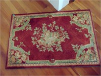 SMALL RED AREA RUG