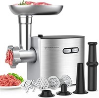 (N) CHEFFANO Meat Grinder, 2600W Max Stainless Ste