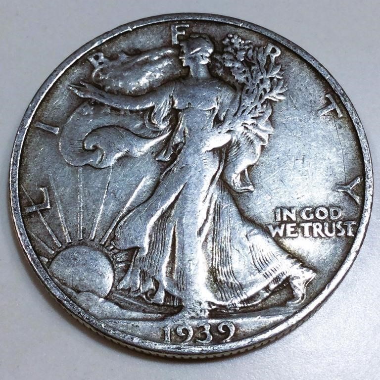 1939-S Walking Liberty Half Dollar High Grade