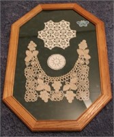 Framed Lace Linens