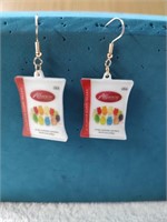 Albanese Gummy Bear Earrings NIP 1.5"