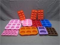 Assorted Silicone Baking Molds