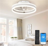 Low Profile 15.7" LED Small Ceiling Fan with