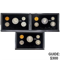 1992-1997 Premier Silver Proof Sets (15 Coins)