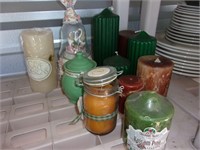large lot of candles