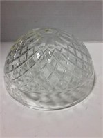 Etched Glass Lampshade, Bubbles In Glass