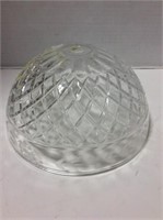 Etched Glass Lampshade, Bubbles in Glass