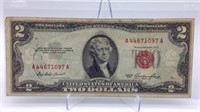 1953 $2 Red Seal