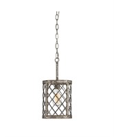 Quoizel Rustic Gold Booth 1 Light 8-3/4" Pendant