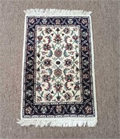 Kashan Wool Hand Woven Oriental Mat