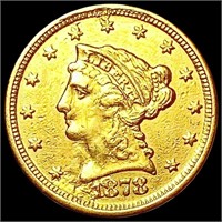 1878 $2.50 Gold Quarter Eagle HIGH GRADE