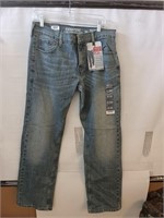 MENS LEVI STRAUSS SIGNATURE RELAXED PANTS 30X32