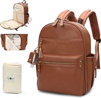 $85 Diaper Bag Backpack Leather Diaper Bag by