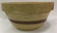 Banded Stoneware Mixing Bowl