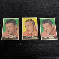1961 Topps Football Cards, Bill Cannon
