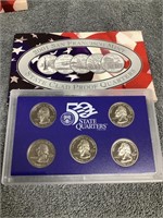 2001 San Francisco Mint State Clad Proof Quarters