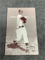 Blank Back Baseball Exhibit Card  Johnny Logan