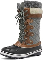 DREAM PAIRS Women's Mid-Calf Waterproof Winter Sno