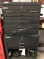 US GENERAL TWO TIER TOOL CHEST W/CONTENTS