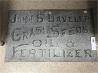 Stamped Steel Sign