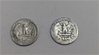 Silver 1944 Quarters (2)