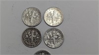 Silver Dimes (5)